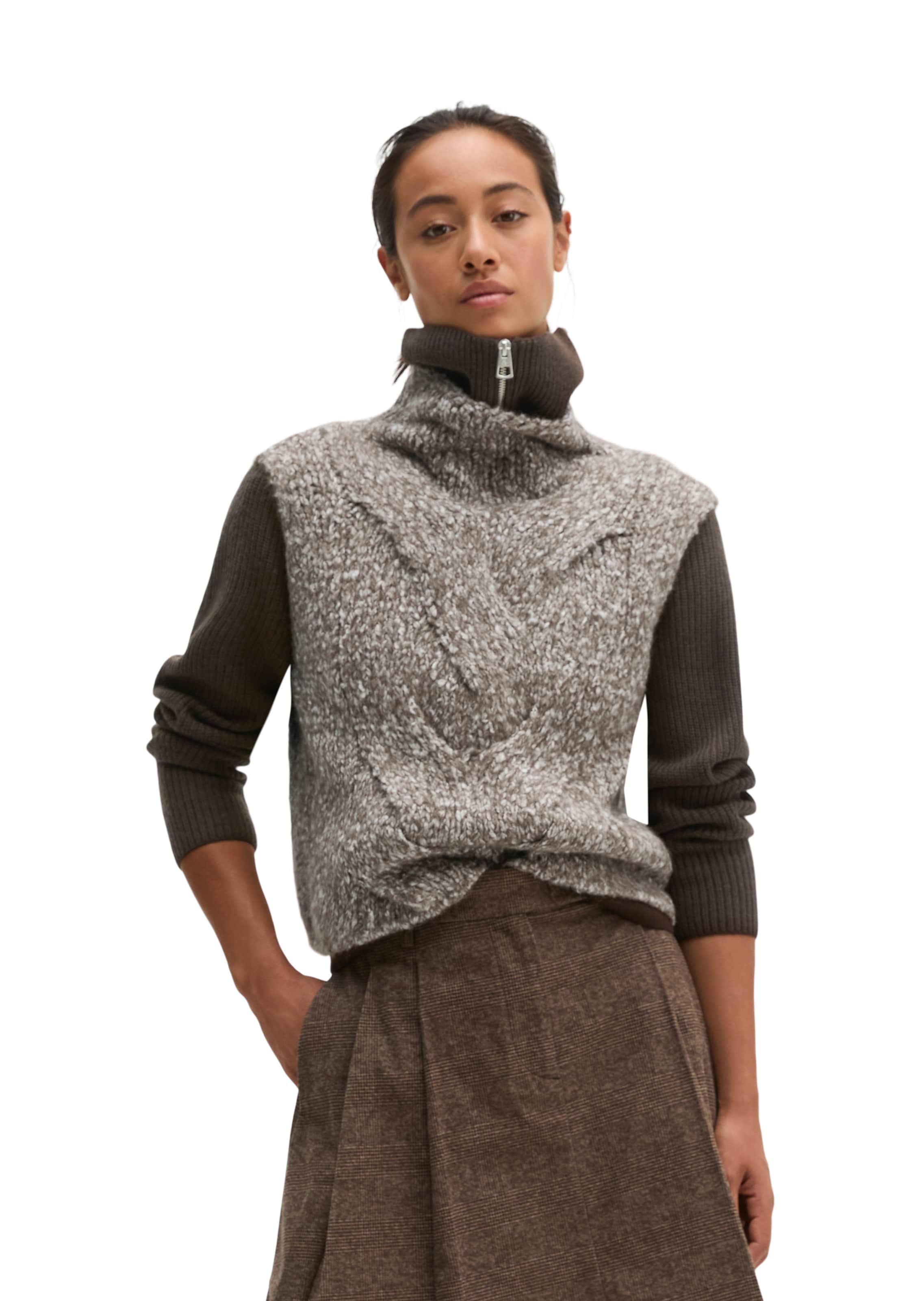 Marc O'Polo Sweater in Brown: front