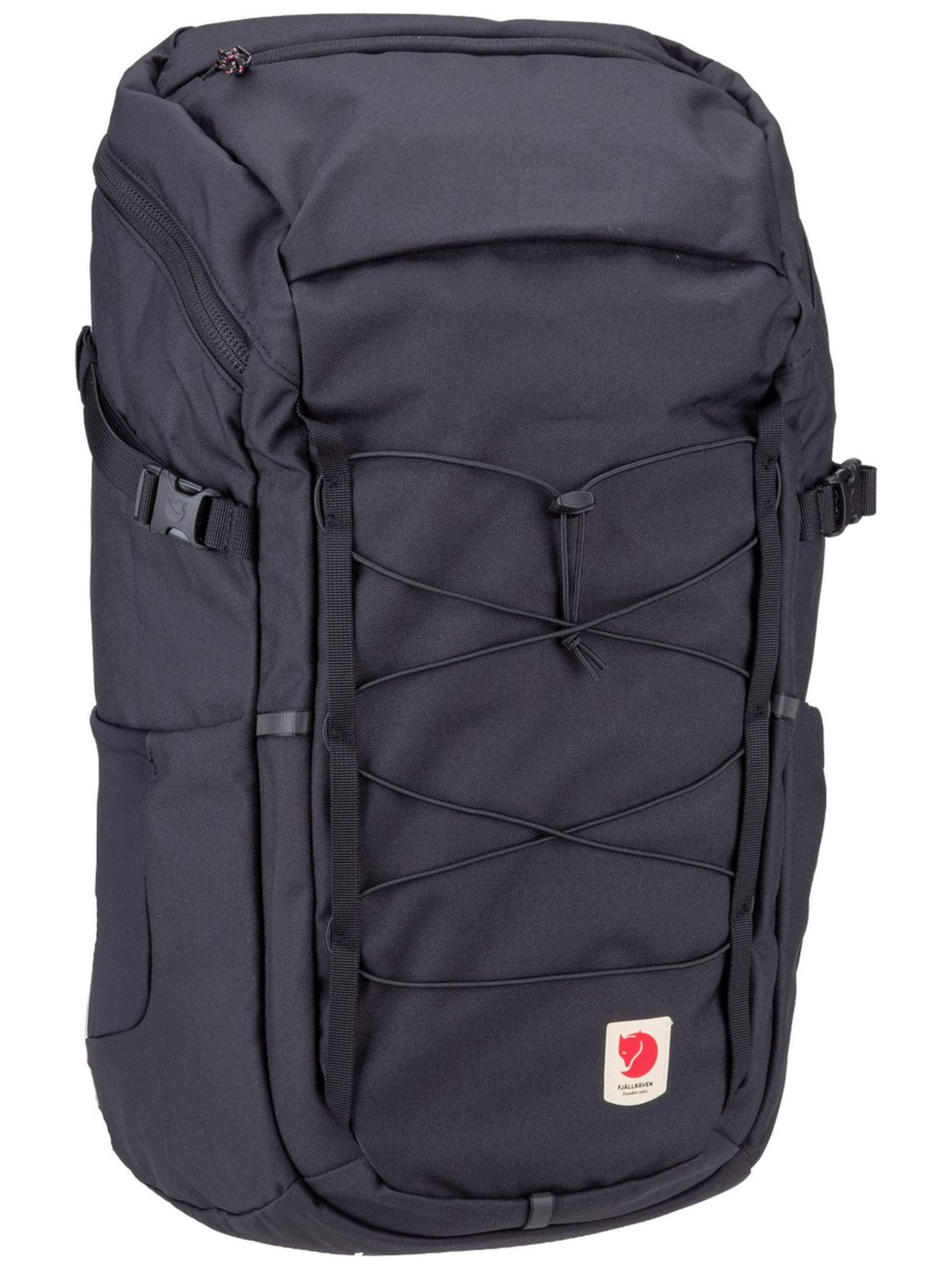 FJALLRAVEN Backpack in Black: front