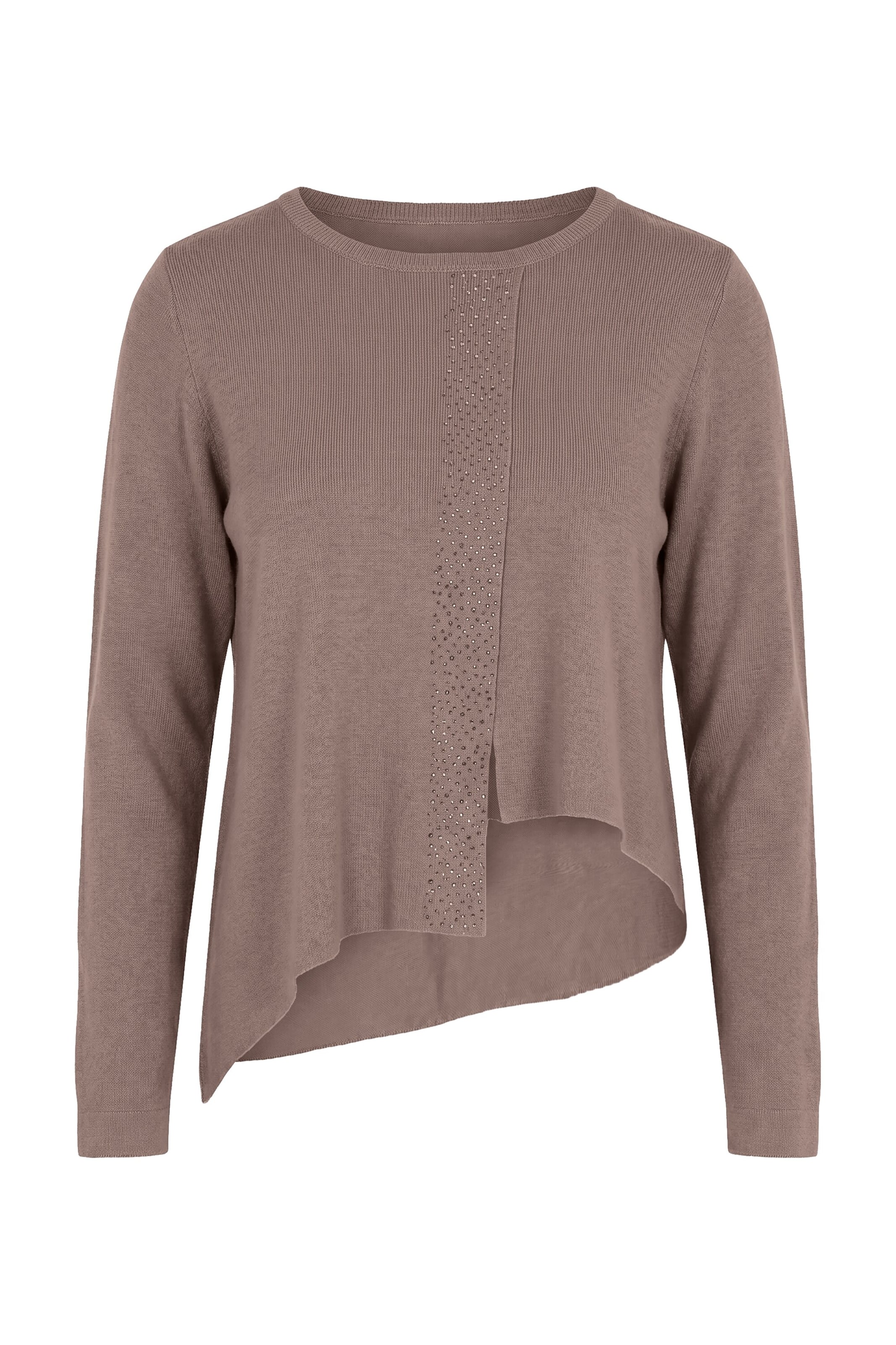 Ulla Popken Pullover in Braun: Vorderseite