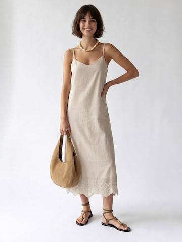 MixRay Zomerjurk in Beige: voorkant