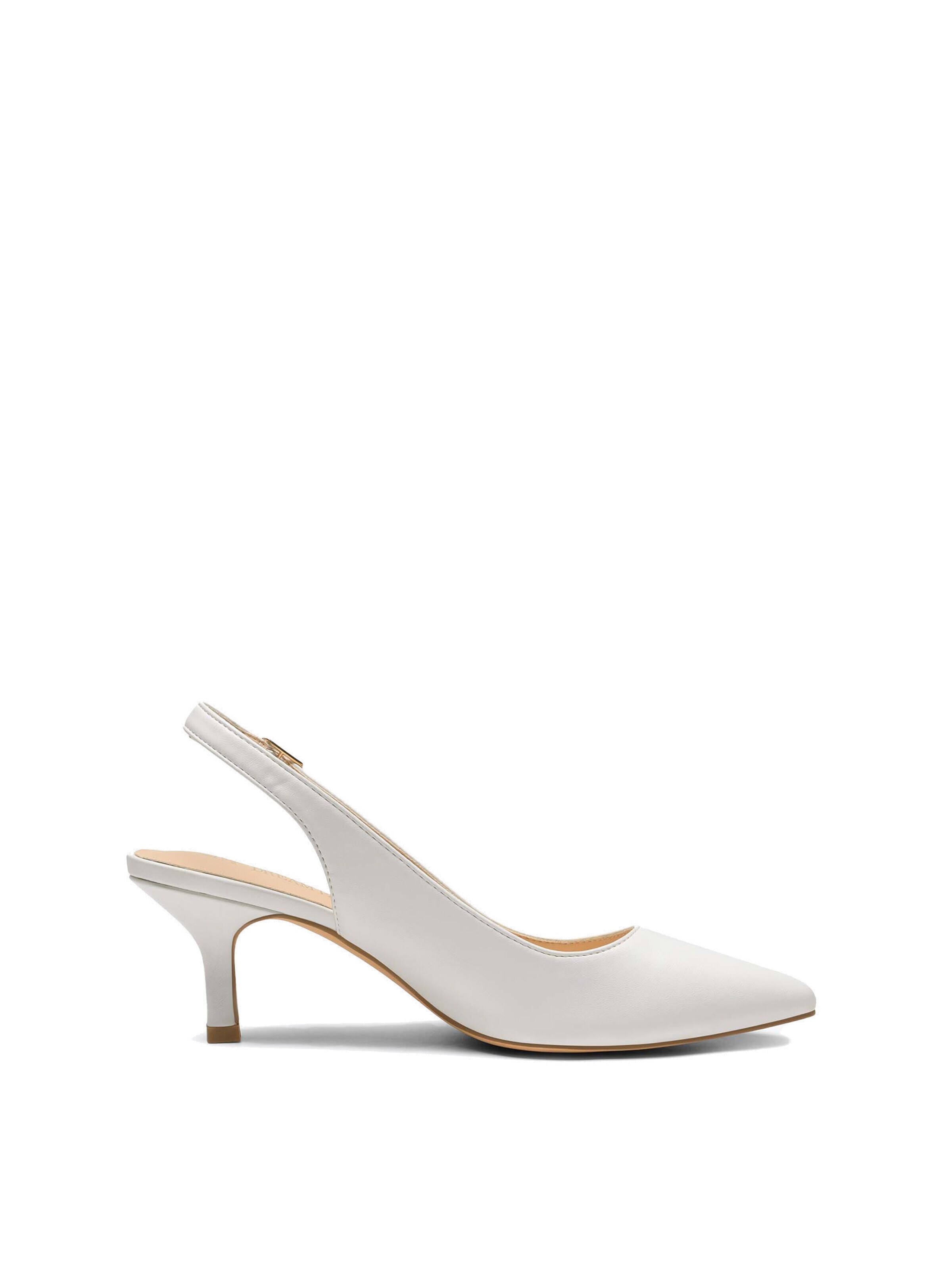Décolleté 'DREAM PAIRS Damen Pumps Slingback Sandalen Pumps' di Dream Pairs in bianco