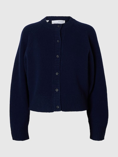 SELECTED Cardigan en bleu nuit, Vue avec produit