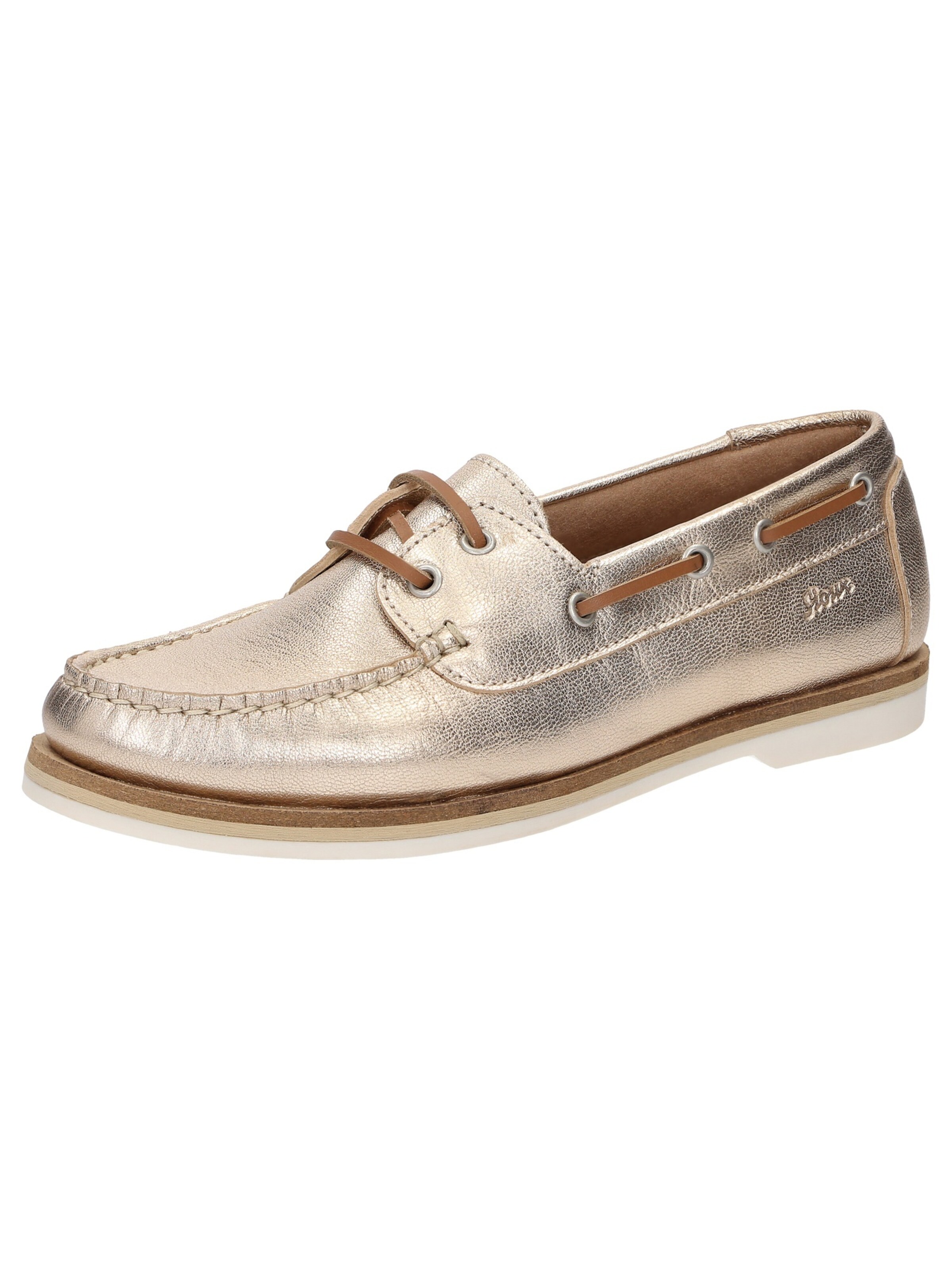 SIOUX Mokassin 'Nakimba' in Gold: Vorderseite