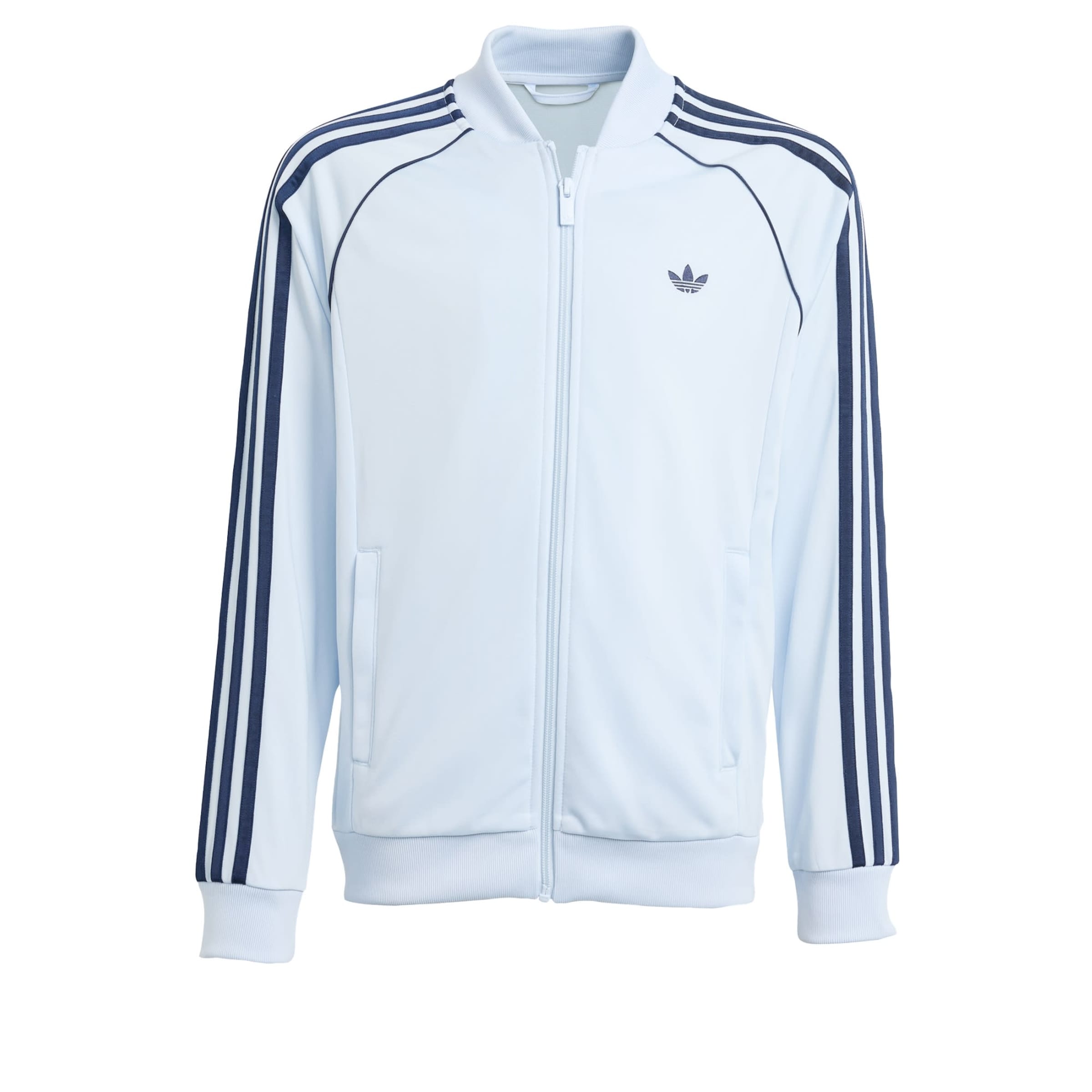 ADIDAS ORIGINALS Sweat jacket 'SUPERSTAR TRACK TOP' in Blue: front
