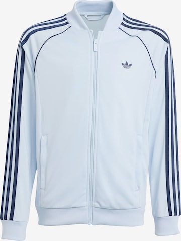 ADIDAS ORIGINALS Sweat jacket 'SUPERSTAR TRACK TOP' in Blue: front