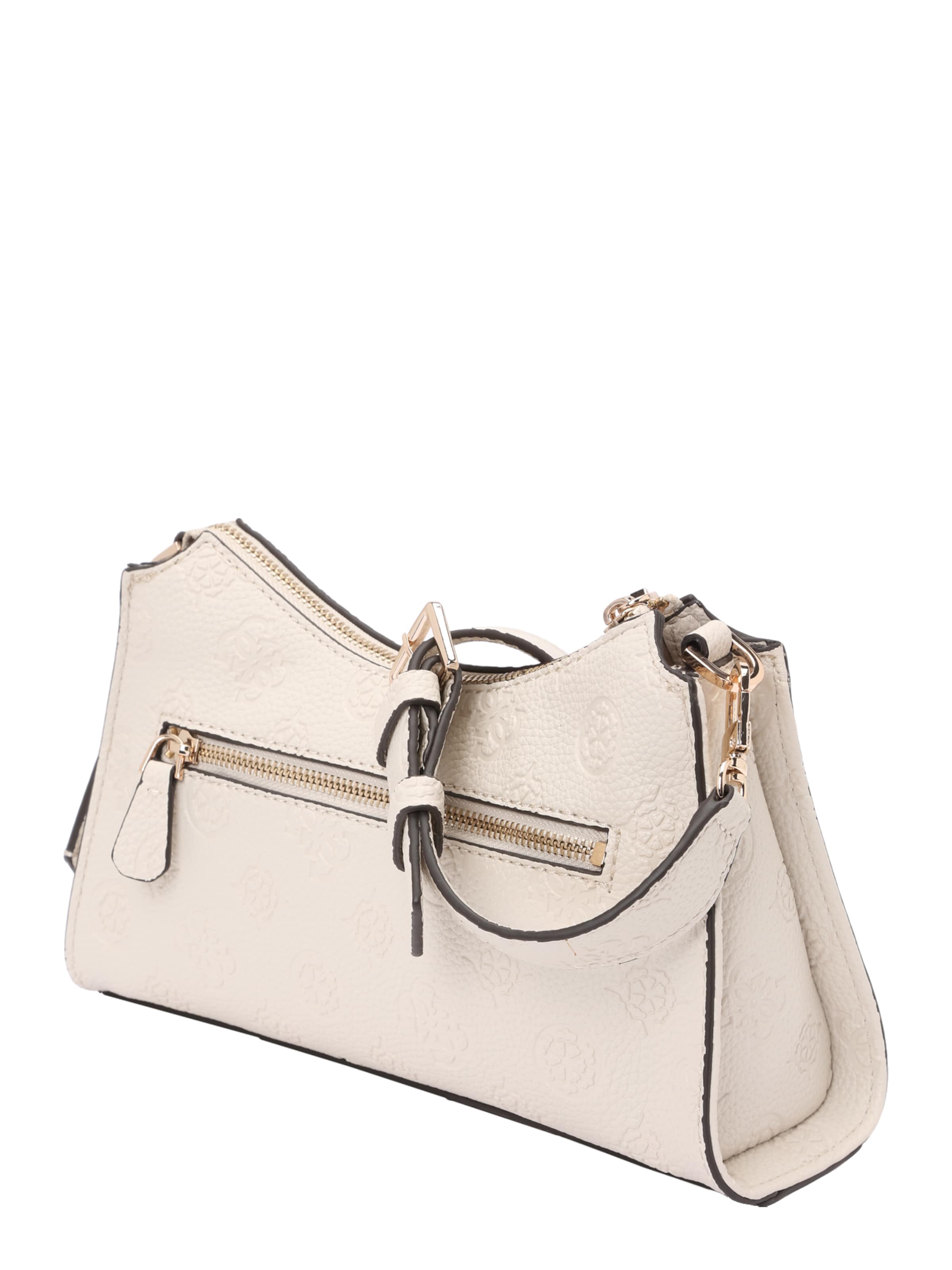 GUESS Shoulder bag 'CRESIDIA II TOP ZIP SHLDR BAG' in Beige
