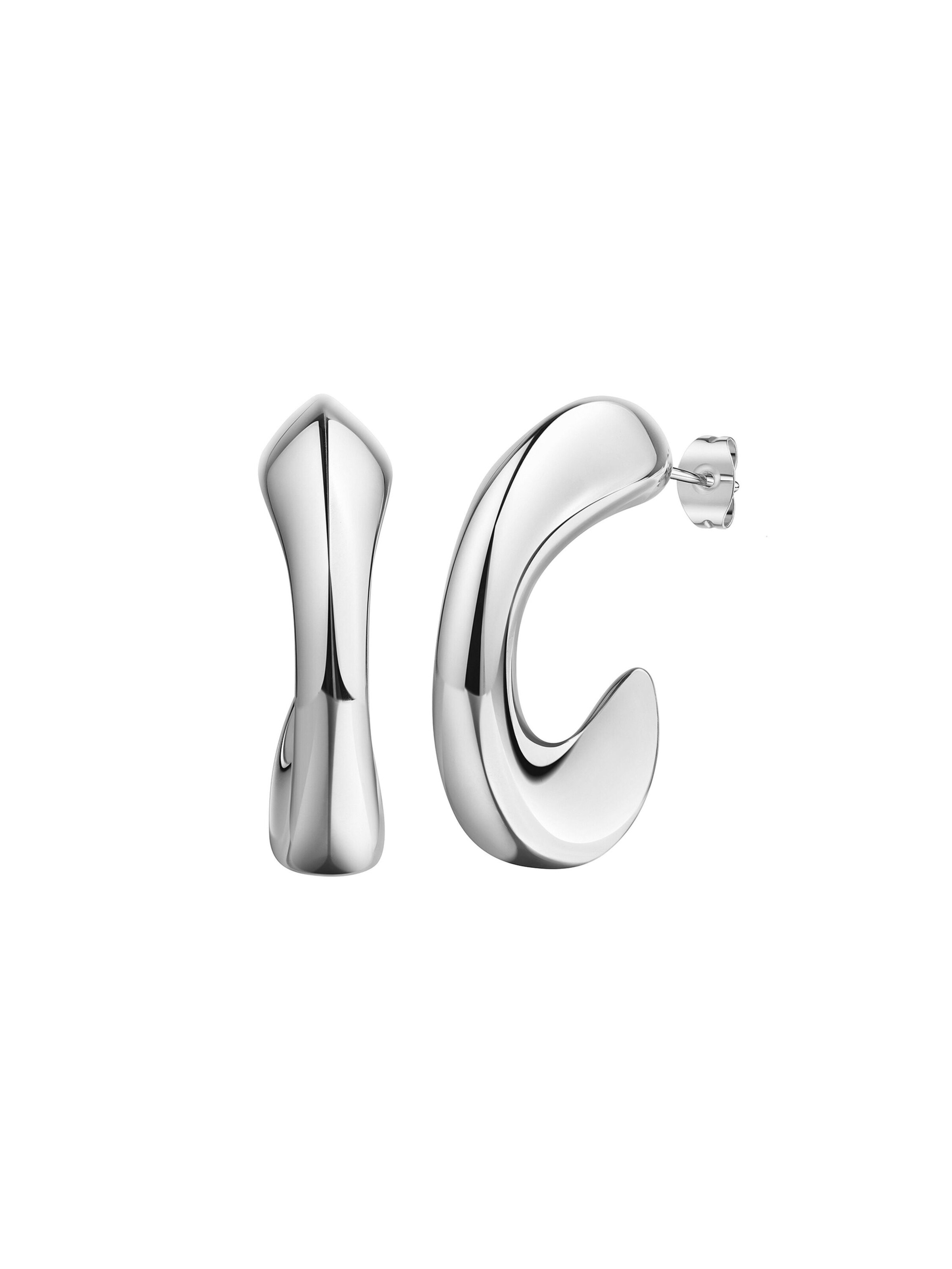Boucles d'oreilles Zeeme en argent