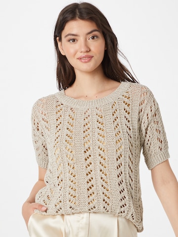 Pull-over 'AIMY' Maison 123 en beige : devant