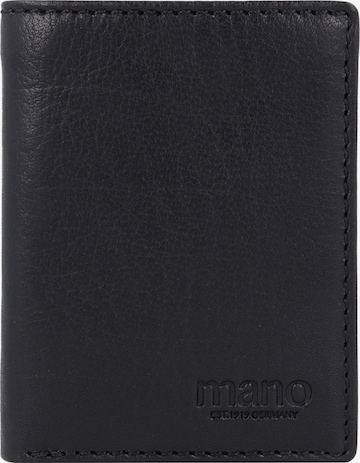 mano Wallet 'Don Simon' in Black: front