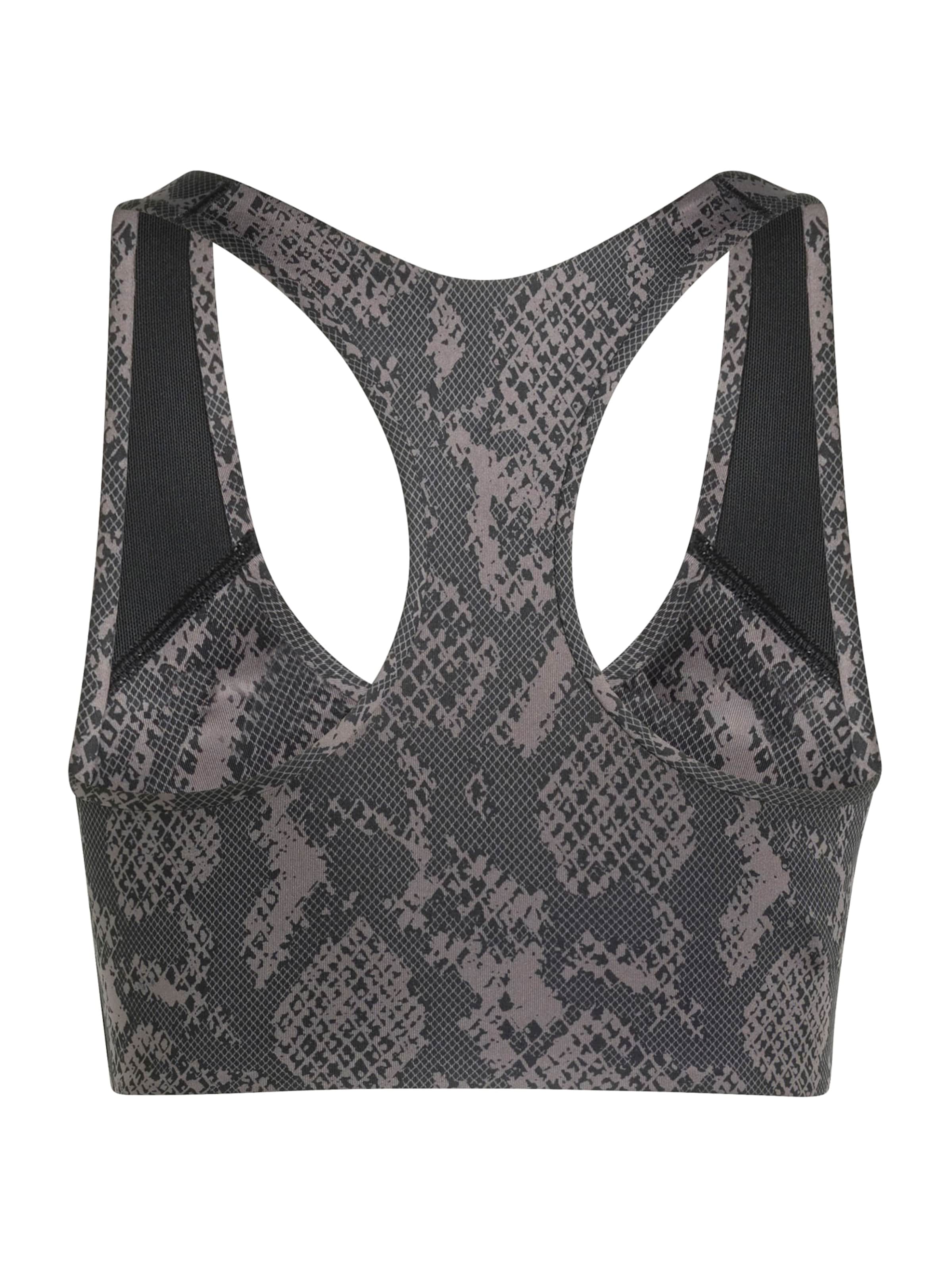 ADIDAS BY STELLA MCCARTNEY Korzetová Sportovní podprsenka 'Power Impact' – šedá