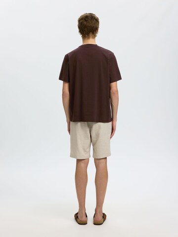 SELECTED Shirt 'Aspen' in Brown