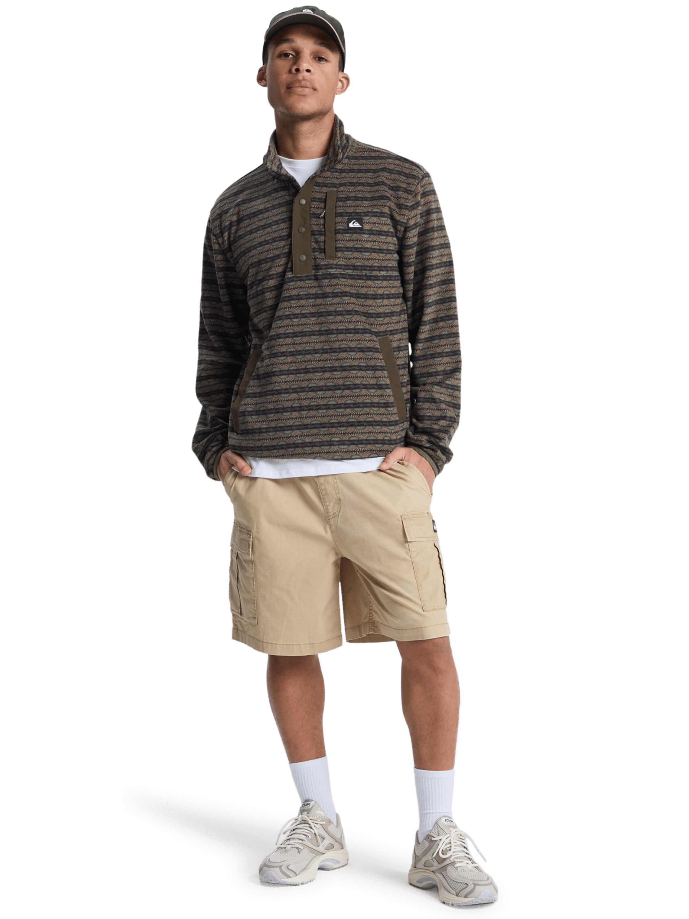 QUIKSILVER Sweatshirt in Green