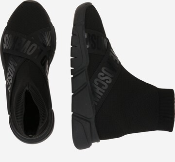 melns Love Moschino Augstie brīvā laika apavi