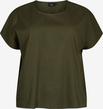 Zizzi Blouse 'VFLEX' in Green: front