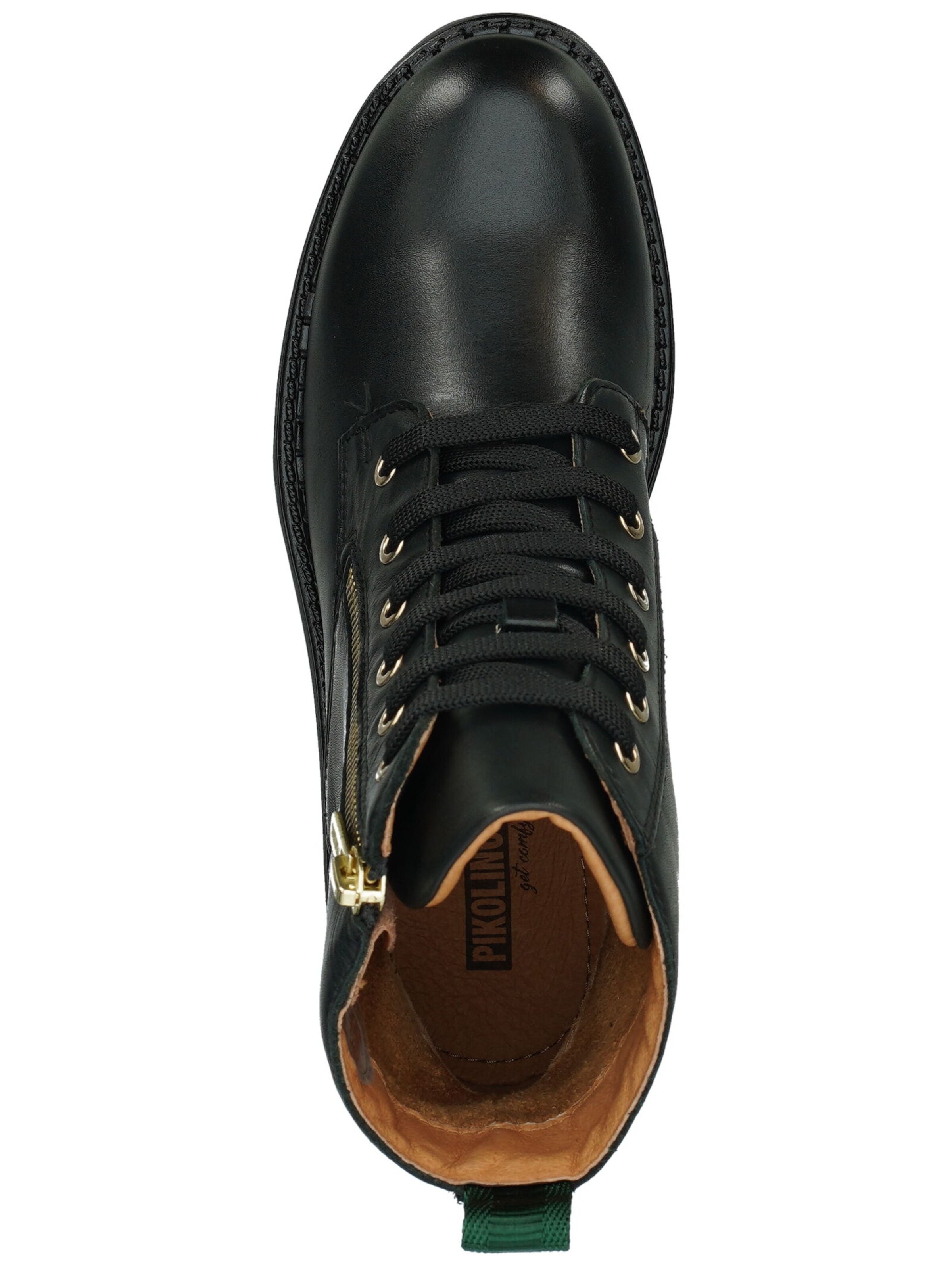 PIKOLINOS Schnürstiefelette in Schwarz