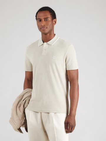 BOSS - Camisa 'Passerford' em bege: frente