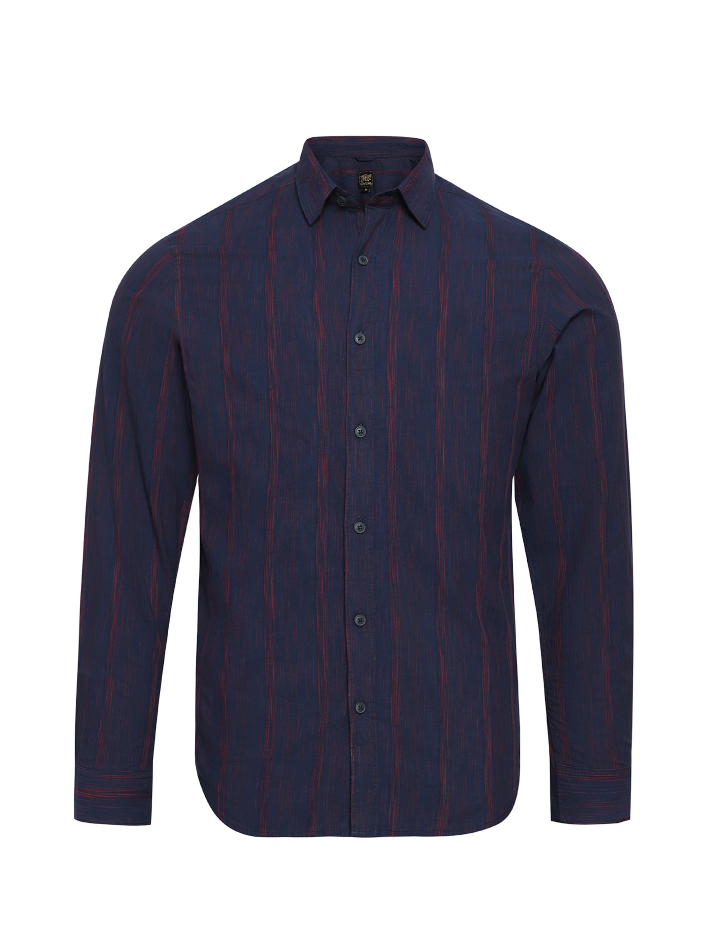 Regular fit Camicia 'Micah ' di Campus Sutra in blu: frontale