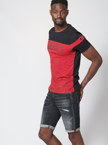 KOROSHI T-Shirt in Rot: Vorderseite