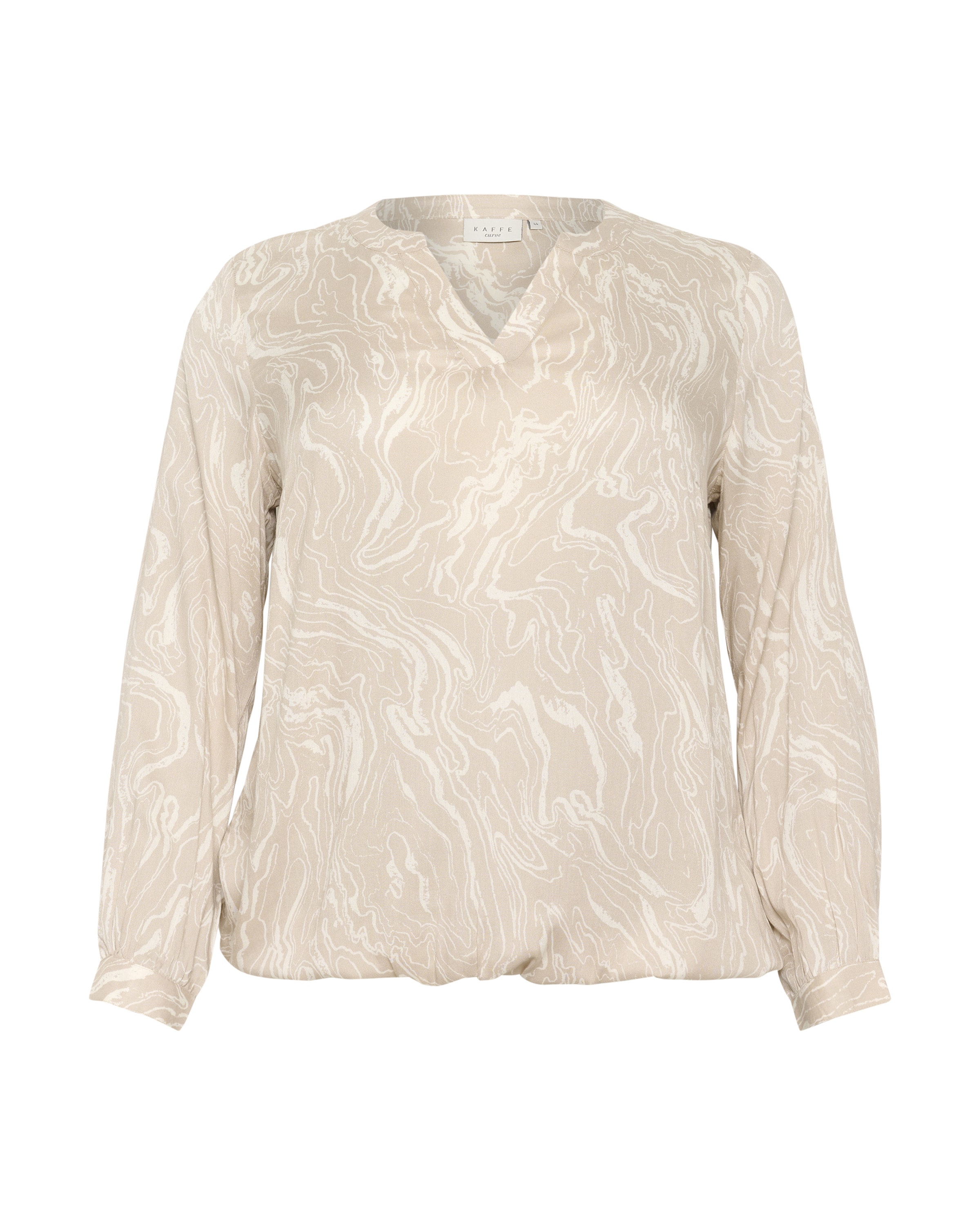 Chemisier 'KCDiana' KAFFE CURVE en gris : devant