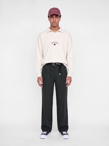JACK & JONES Loosefit Bandplooibroek in Grijs