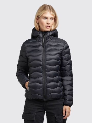 khujo Winter Jacket 'Nanna' in Black: front