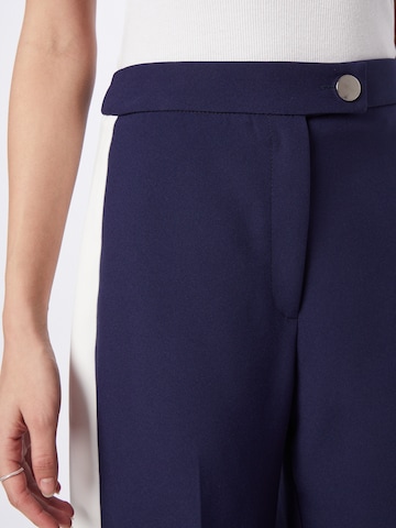 River Island Regular Pleat-front trousers in Blue