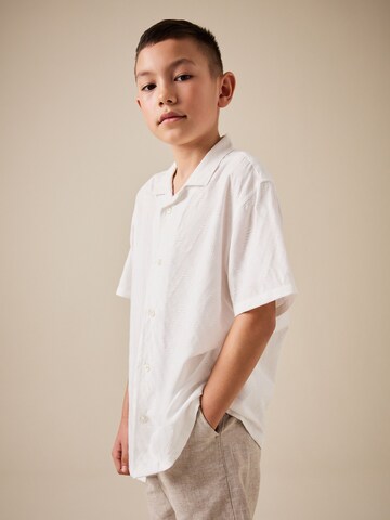 Next Средняя посадка Рубашка в Белый: спереди