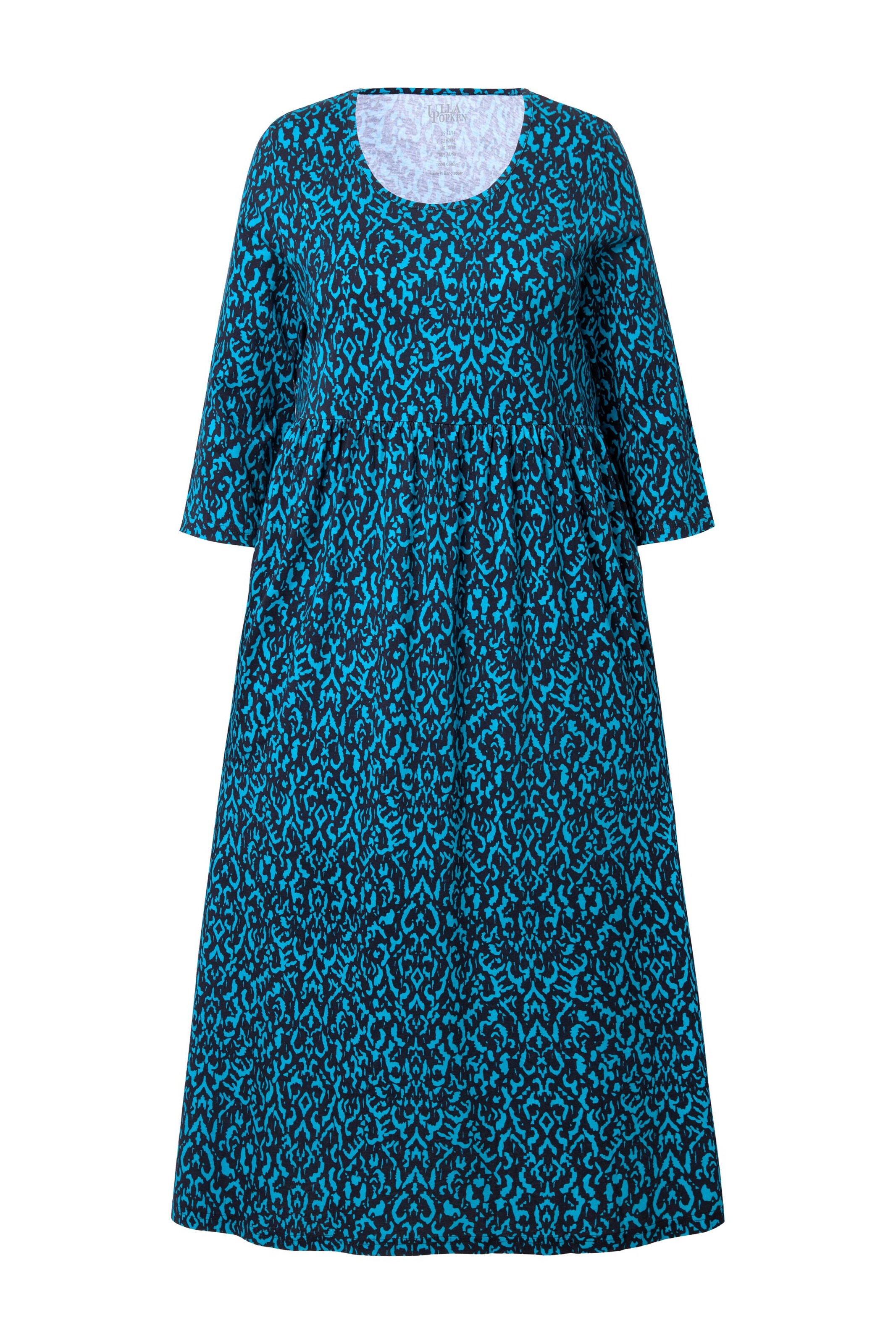 Ulla Popken Jurk in Blauw: voorkant