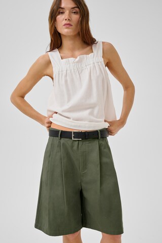My Essential Wardrobe Loosefit Bukser 'MWGisva' i grøn: forside