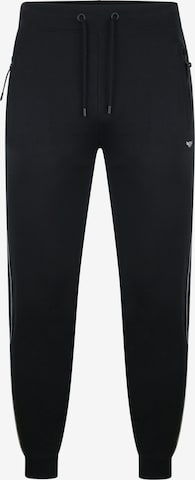 Threadbare Pants ' Morris ' in Black: front