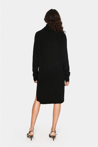 SAINT TROPEZ Strickkleid 'Garbie' in Schwarz