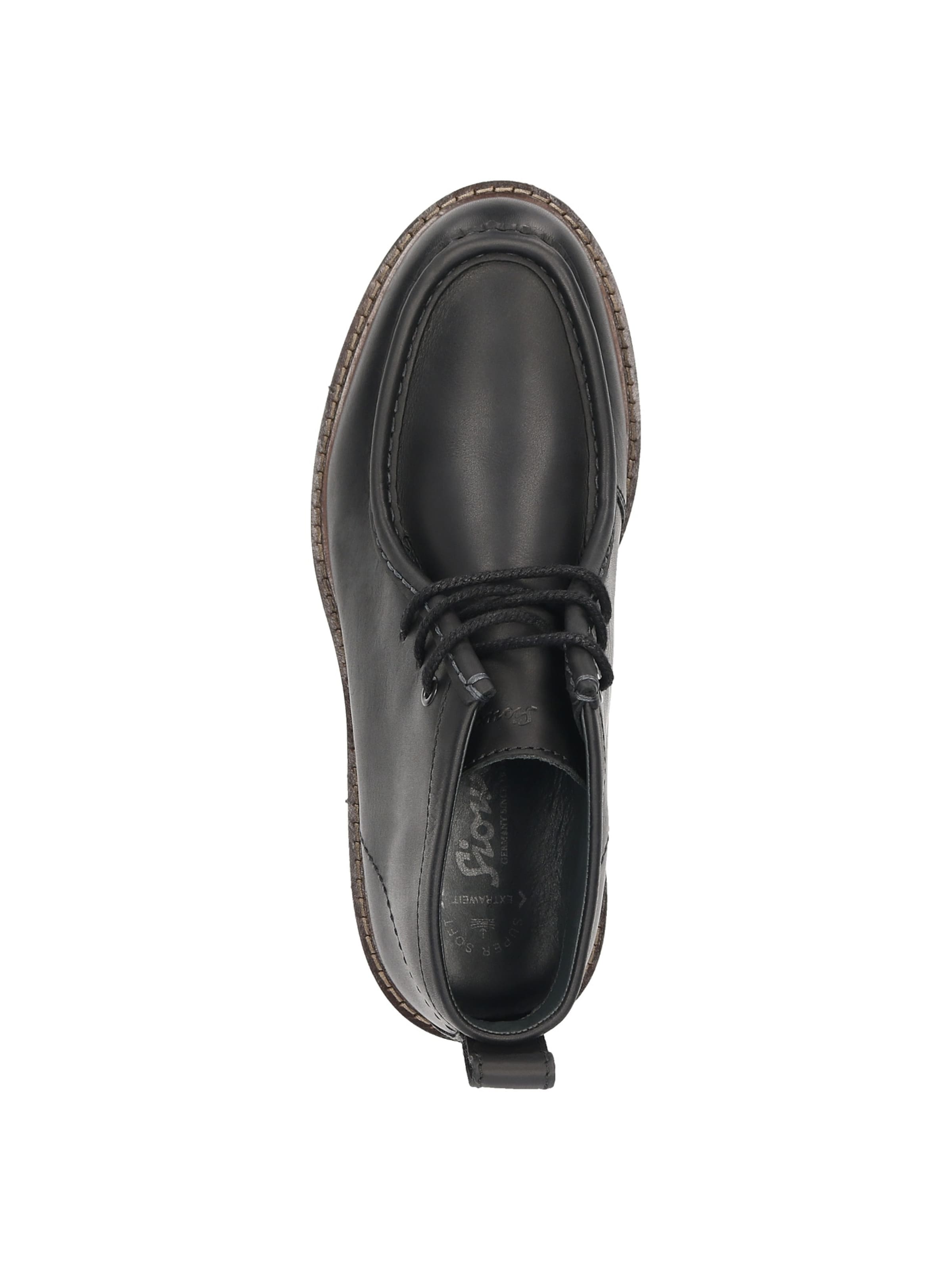 Bottines à lacets ' Adalrik-719-H ' SIOUX en noir