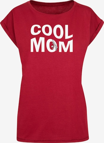 Merchcode Shirt 'Mothers Day - Cool mom' in Red: front
