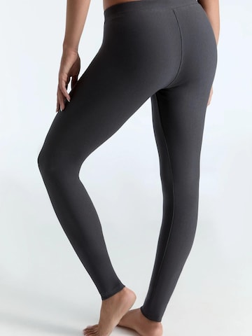 Leela COTTON Skinny Leggings 'Damen Warm Leggings' in Grey