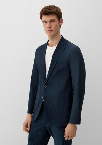 s.Oliver Slim fit Colbert in Blauw: voorkant