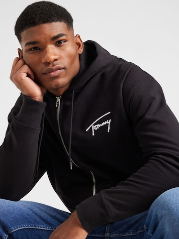 Tommy Jeans - Sudadera con cremallera en negro