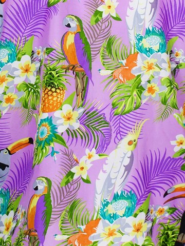 Foulard 'Parrot Cockatoo' di King Kameha in lilla