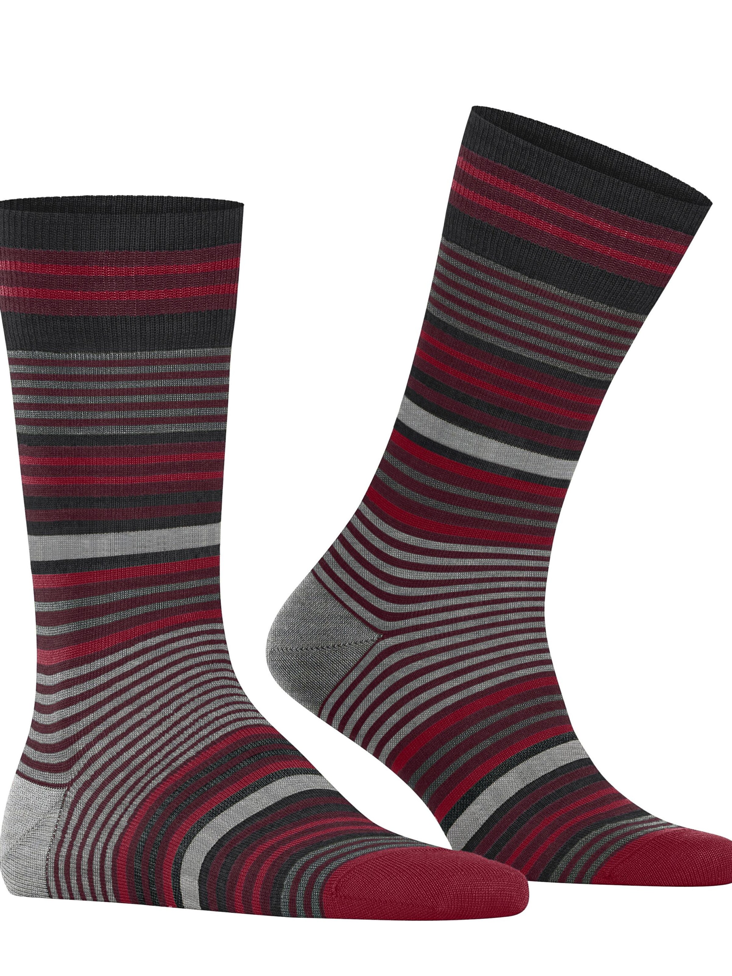 BURLINGTON Socken 'Stripe'‌‌‌‌‌‌‌ in Lila