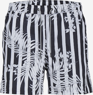 JACK & JONES Zwemshorts 'FIJI' in Zwart: voorkant