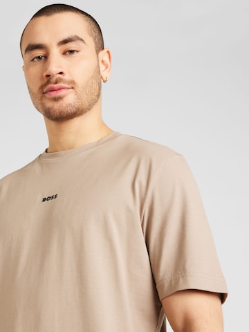 T-Shirt 'Chup' BOSS en marron