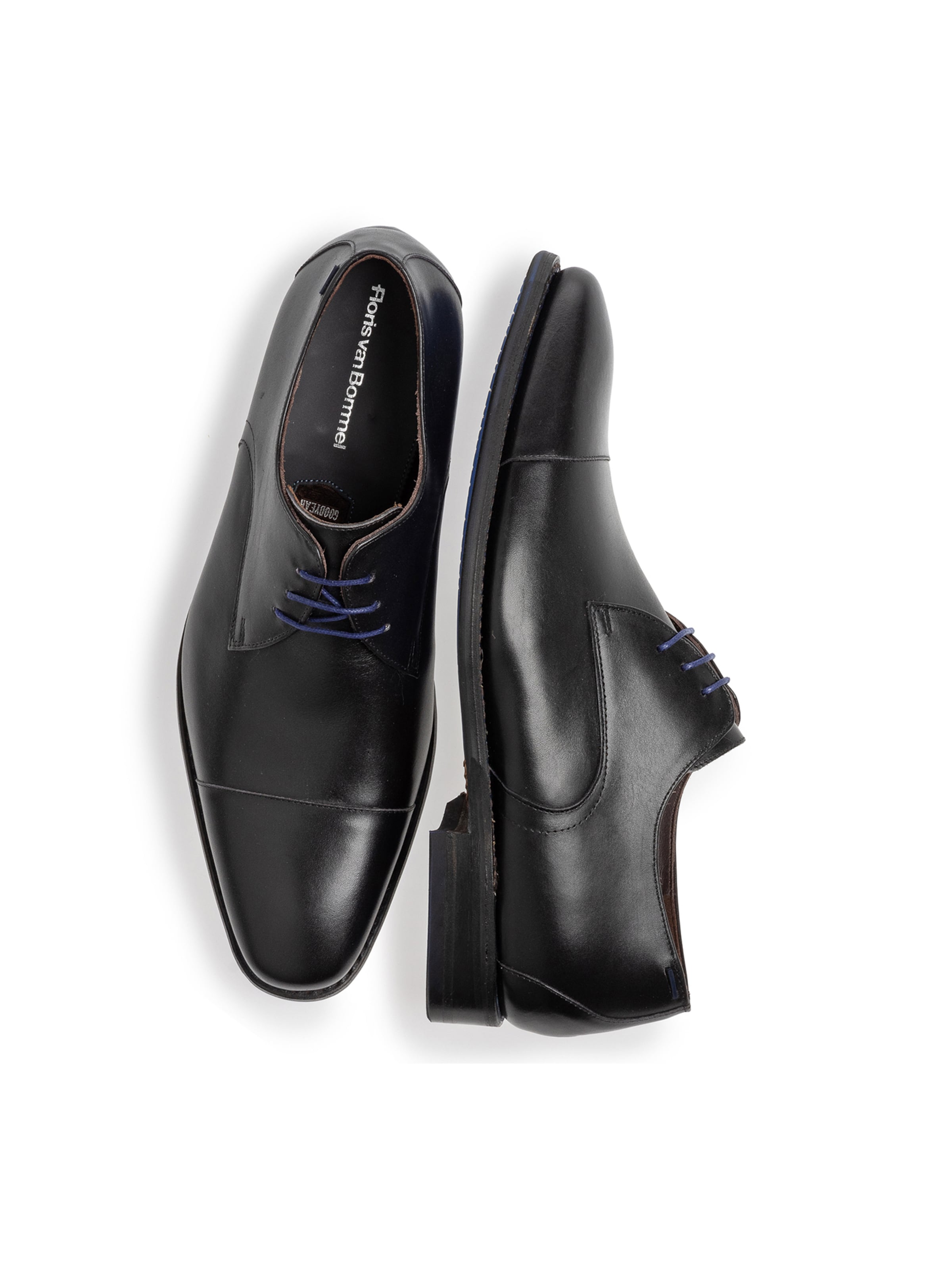 Scarpa stringata 'De Loper 16' di Floris van Bommel in nero