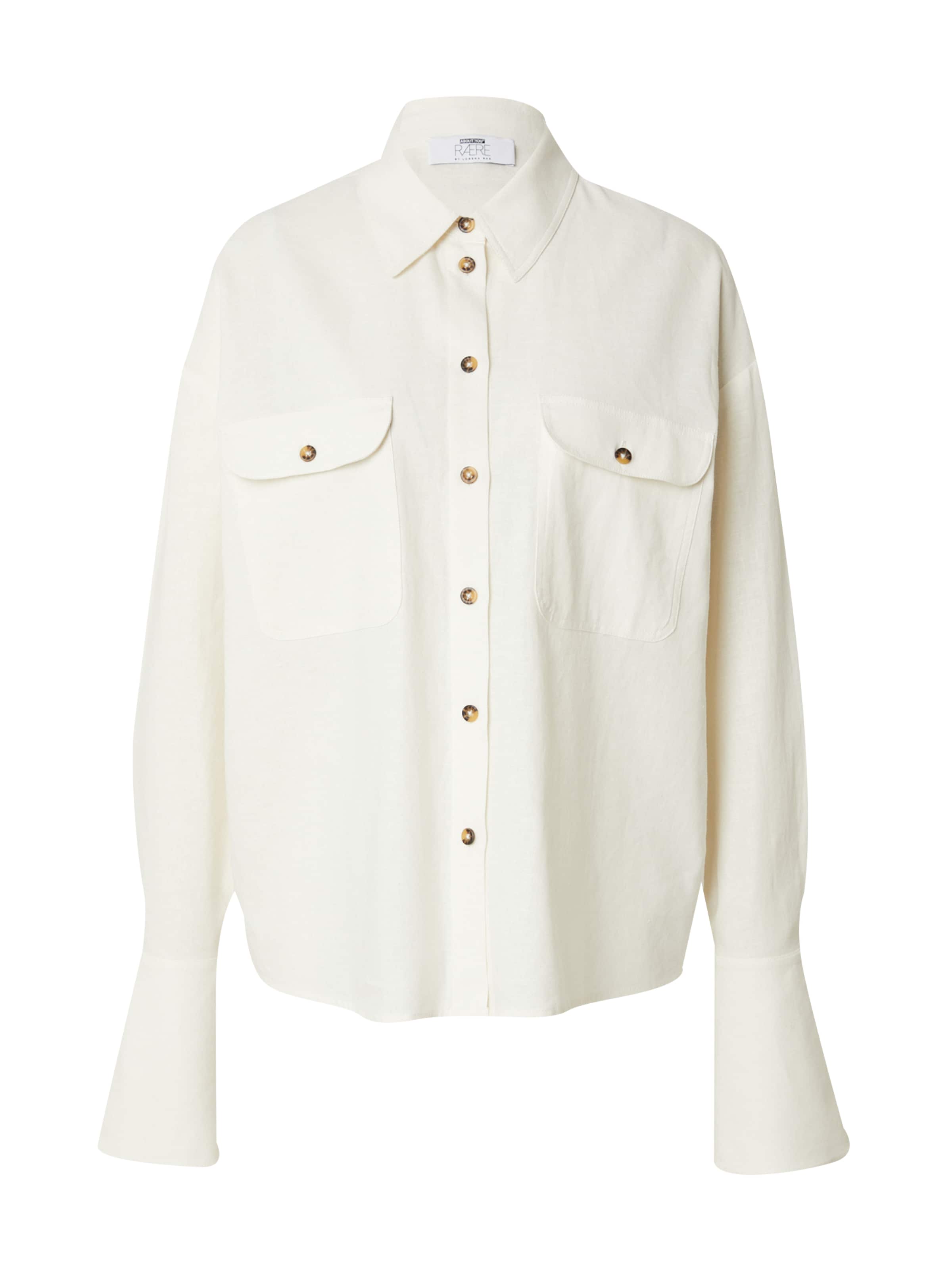 Chemisier 'Ruth' RÆRE by Lorena Rae en blanc : devant