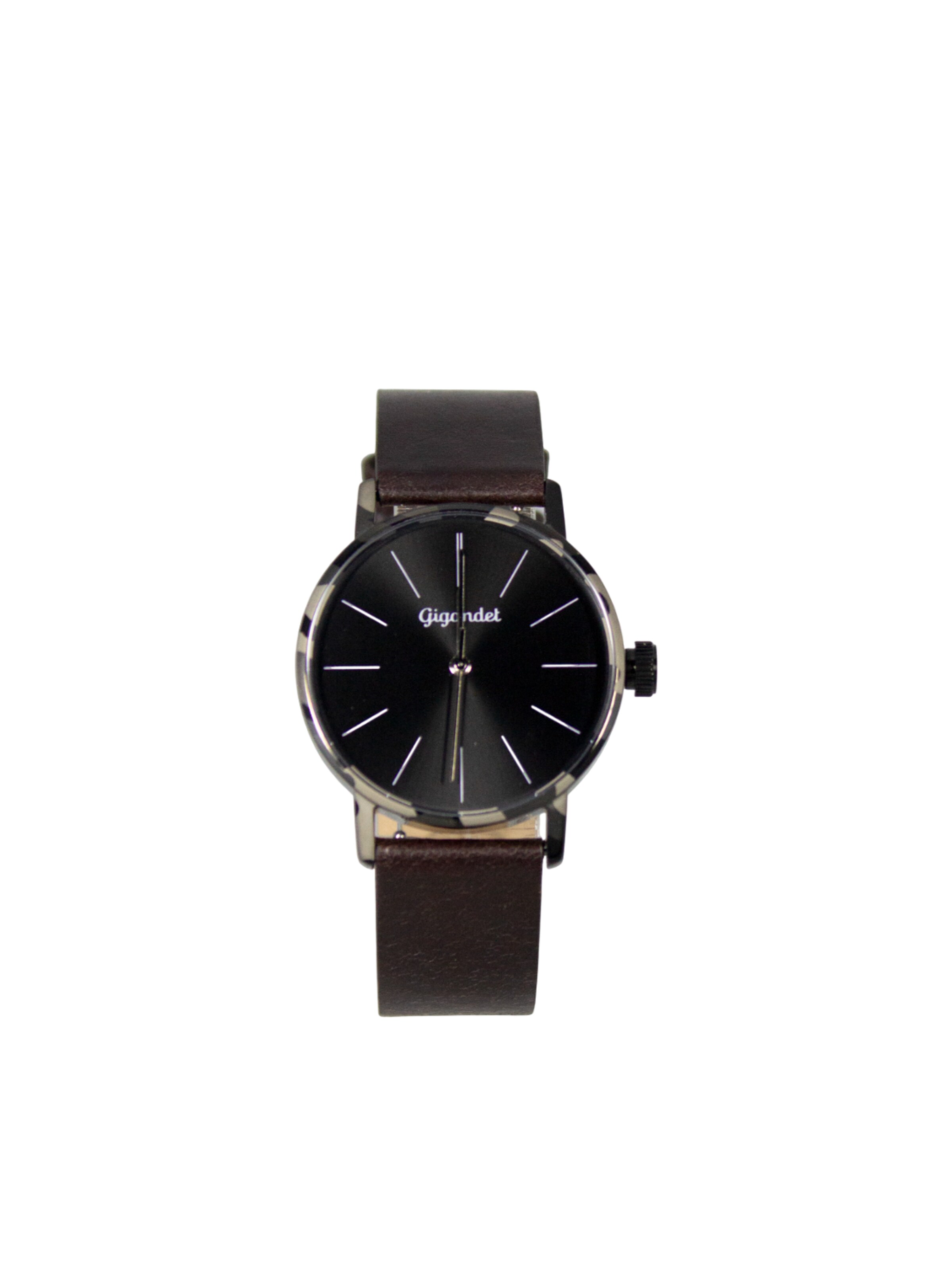 Gigandet Analog Watch 'MINIMALISM' in Black: front