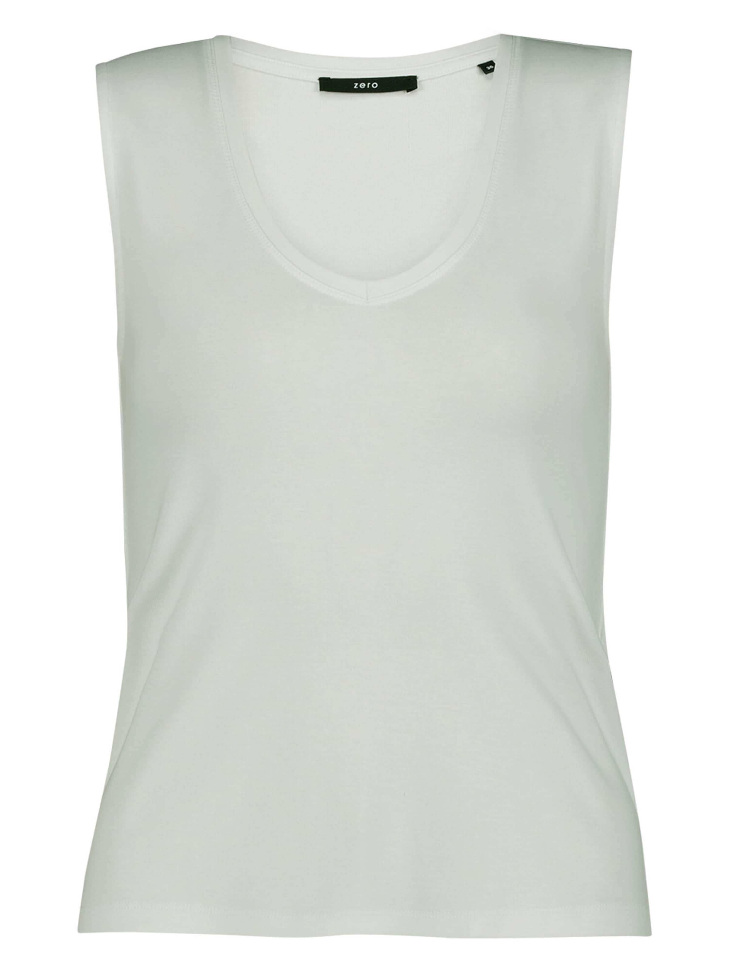 zero Shirt in White: front