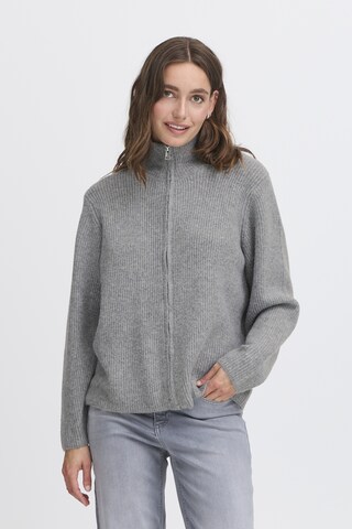 ICHI Cardigan 'IHDUCIE' i grå: forside