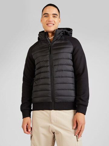 Superdry Between-Season Jacket 'Storm Hybrid' in Black: front