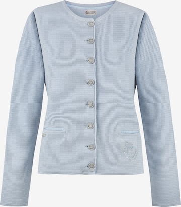 STOCKERPOINT Knitted costume cardigan 'Malou' in Blue: front
