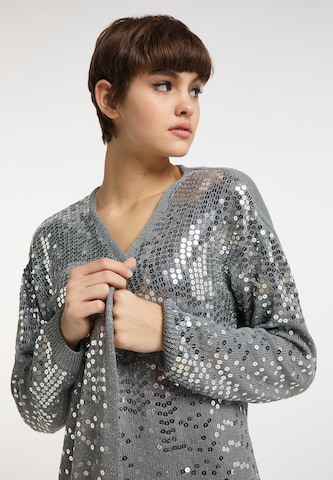 myMo at night Knit cardigan in Grey