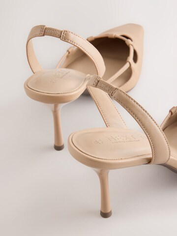 Next - Zapatos destalonado en beige