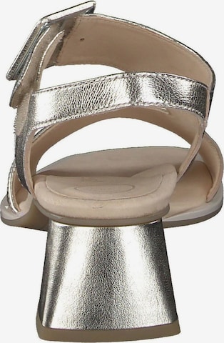 Paul Green Strap Sandals in Gold